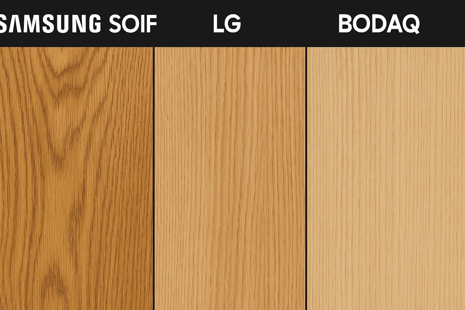 So sánh các loại Phim Nội Thất tại Việt Nam - Soif, Bodaq, LG...